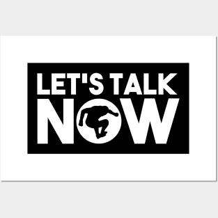 Let's Talk Now Posters and Art